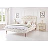 Beautiful Spring Floral Upholstered Bed
