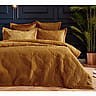 Sumptuous Quilted Bed Linen Set in Luxurious Gold