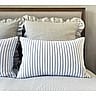 Breton Fawn Stripe Cushion
