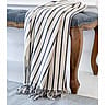 Natural Wool Luxury Striped Blanket