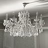 White Frame Classic French Chandelier