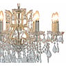 Beaded Glass Droplet Classic French Chandelier