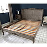 French Rustic Rattan Bed Frame