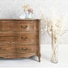Bow Fronted Oak Chest of Drawers