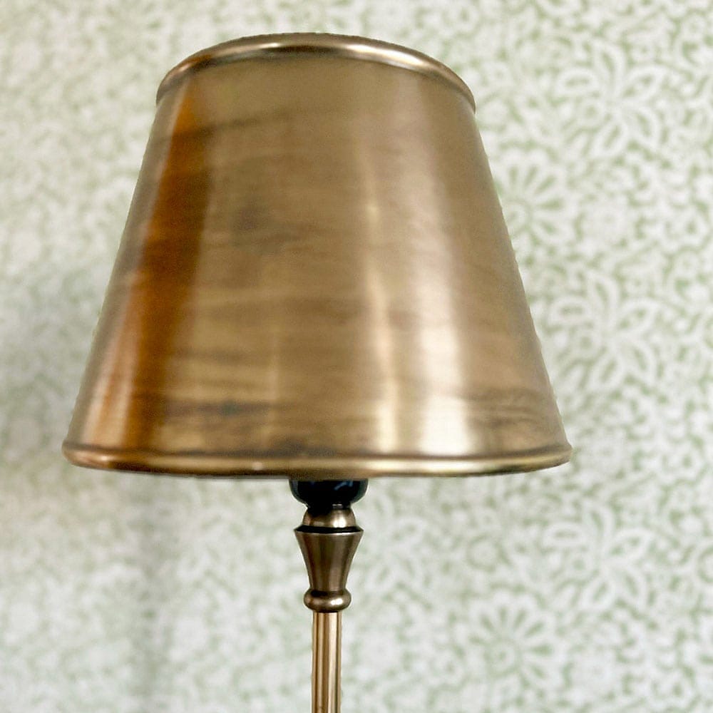 Madison Antique Brass Table Lamp Contemporary Tall Slim Brass Table Lamp