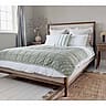 Calming Sage Patterned Quilted Bedspread