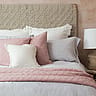 Square Luxury White Linen Cushion