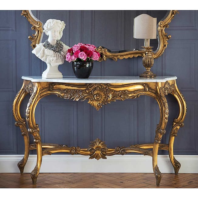 Versailles Gold Console Table (Large)