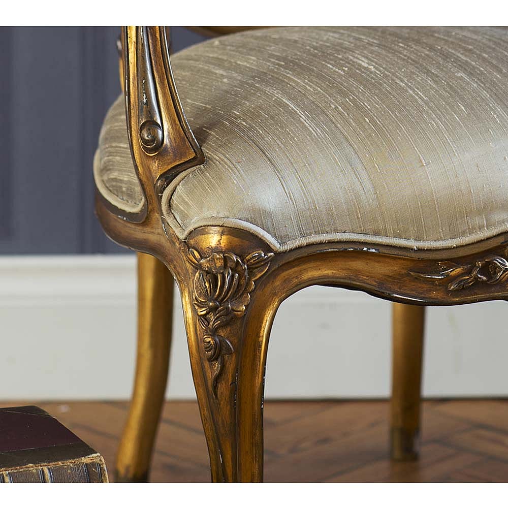Palais de Versailles Mummy Gold Gilt Chair Handmade Mahogany Framed