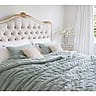 Luxury Ivory And Gold Classic French Bed