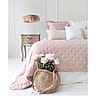 Luxury Soft Quilted Bedspread in Pink