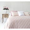 Pink Quilted Bedspread