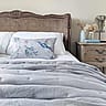 Luxury Grey Quilted Bedspread