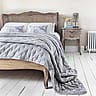 Quilted Bedspread in a Pale French Grey