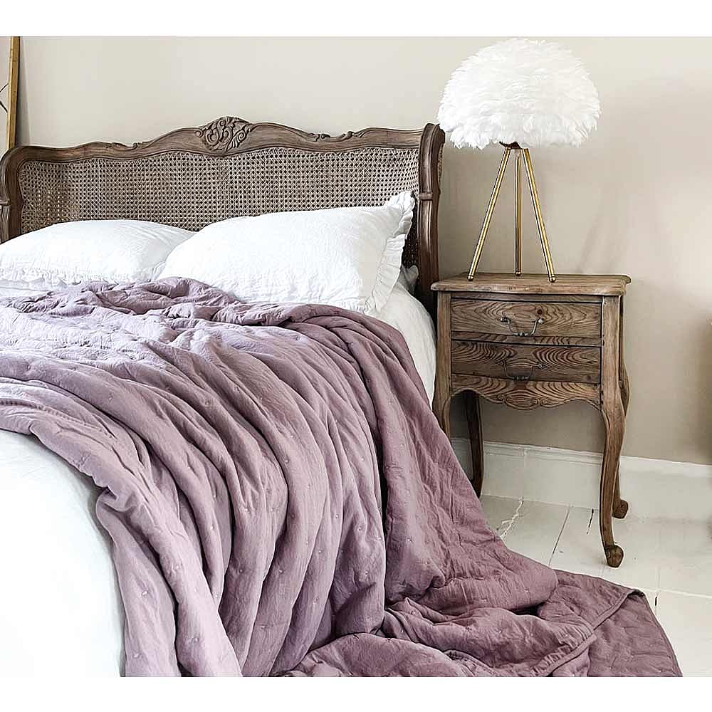 Pink and lilac shop bedroom