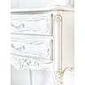 Details of our Provencal Ruched Bedside Table