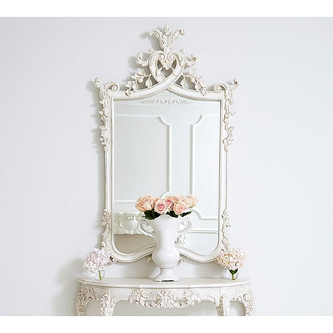 Provencal Heart Top French Mirror