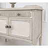Elegant Hand Painted French Bedside Cabinet