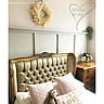 Styled By You Palais de Versailles Luxury Upholstered Gold Bed