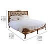 Upholstered Gold Bed