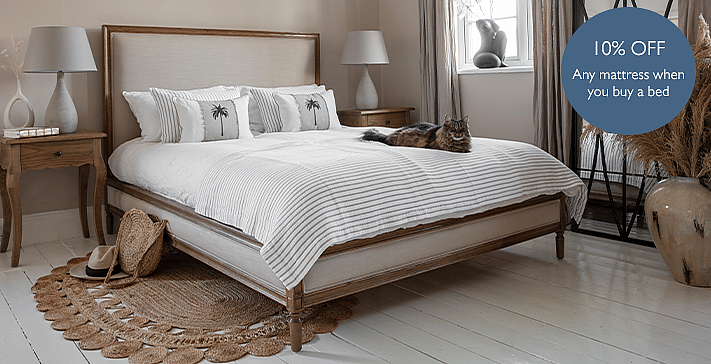 10% off a mattress when you purchase a bed at the same time.