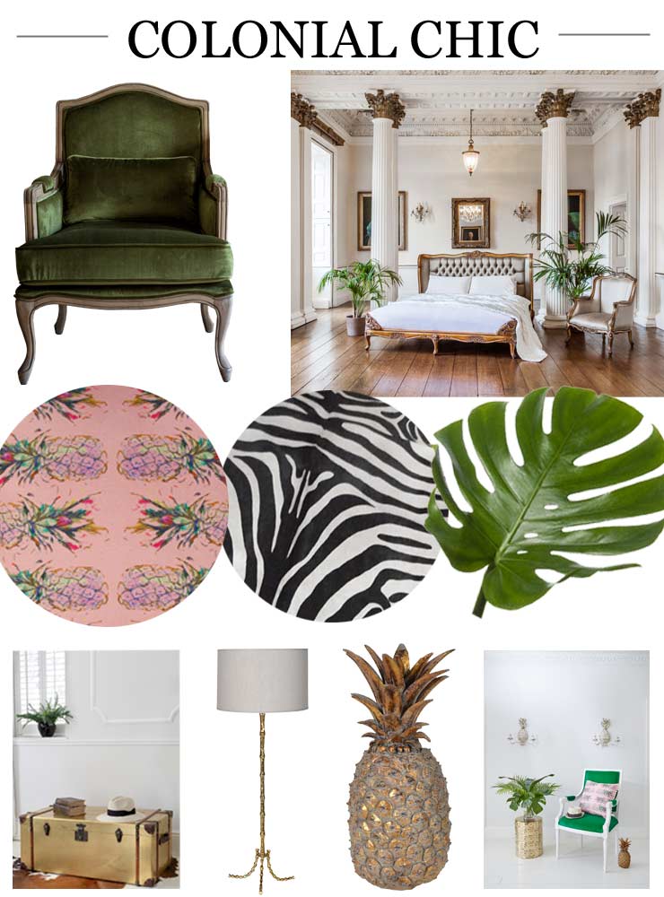 The French Bedroom Company Blog, Summer Trends for your Home 2016 Trend Report, Colonial Chic tropical trend