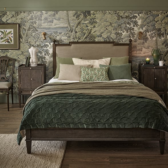 Gustavian Dark Collection Collection by French Bedroom | Dark Wood Furniture