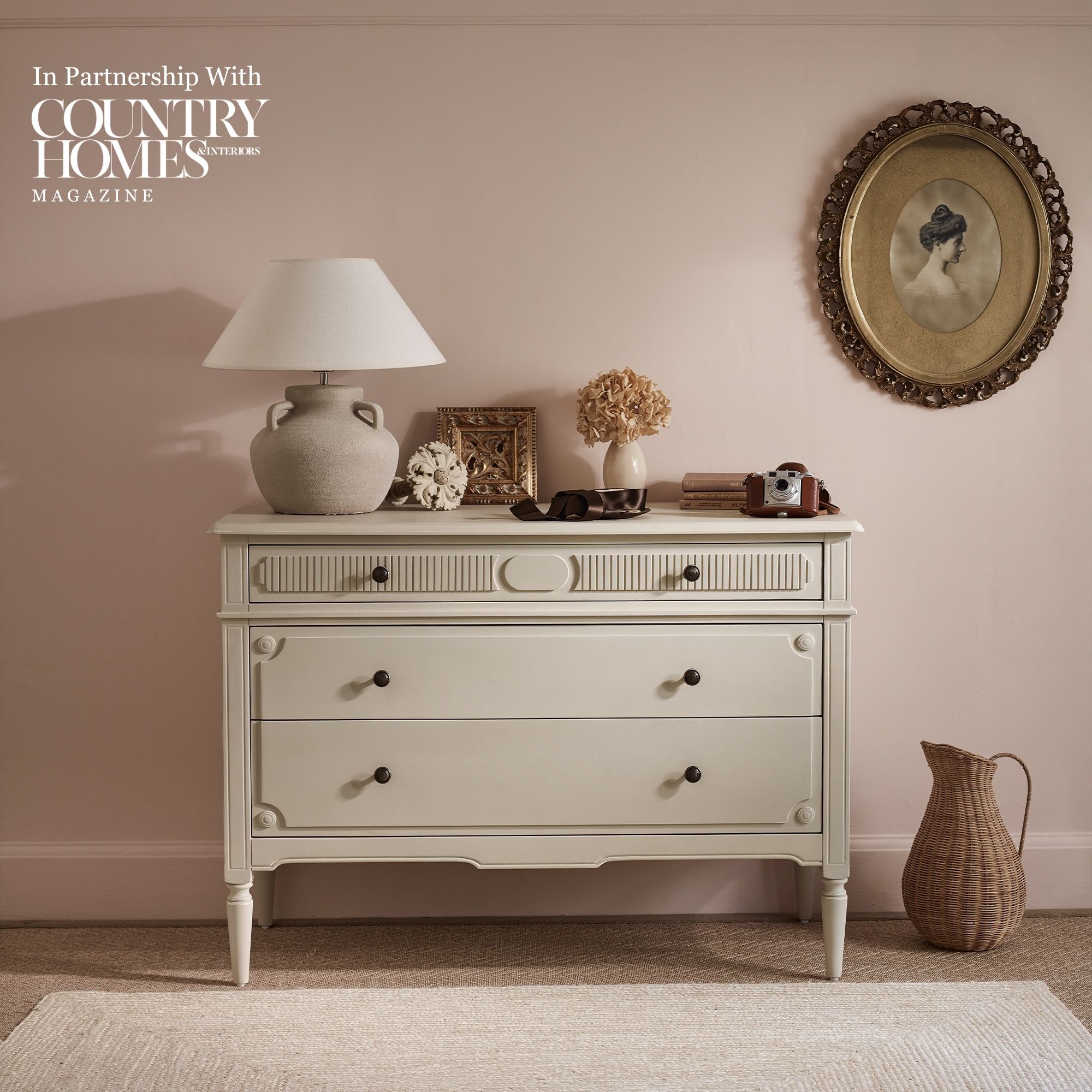 Avenue d’Amour Oatmeal Chest of Drawers