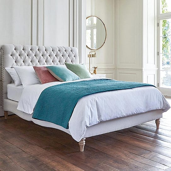 A Million Dreams Linen Upholstered Bed A Million Dreams Linen Upholstered Bed