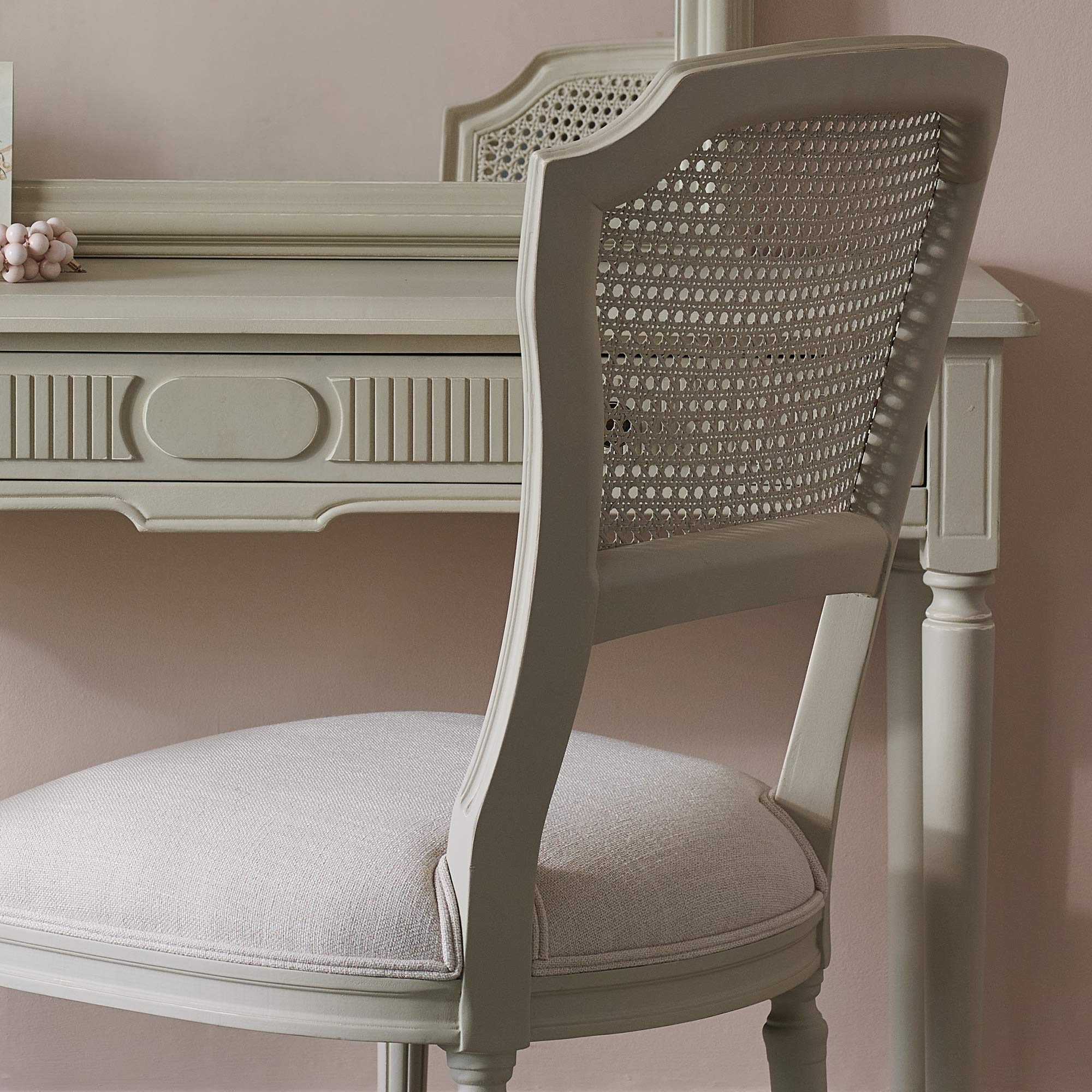 Avenue d'Amour Petite Rattan Backed Chair