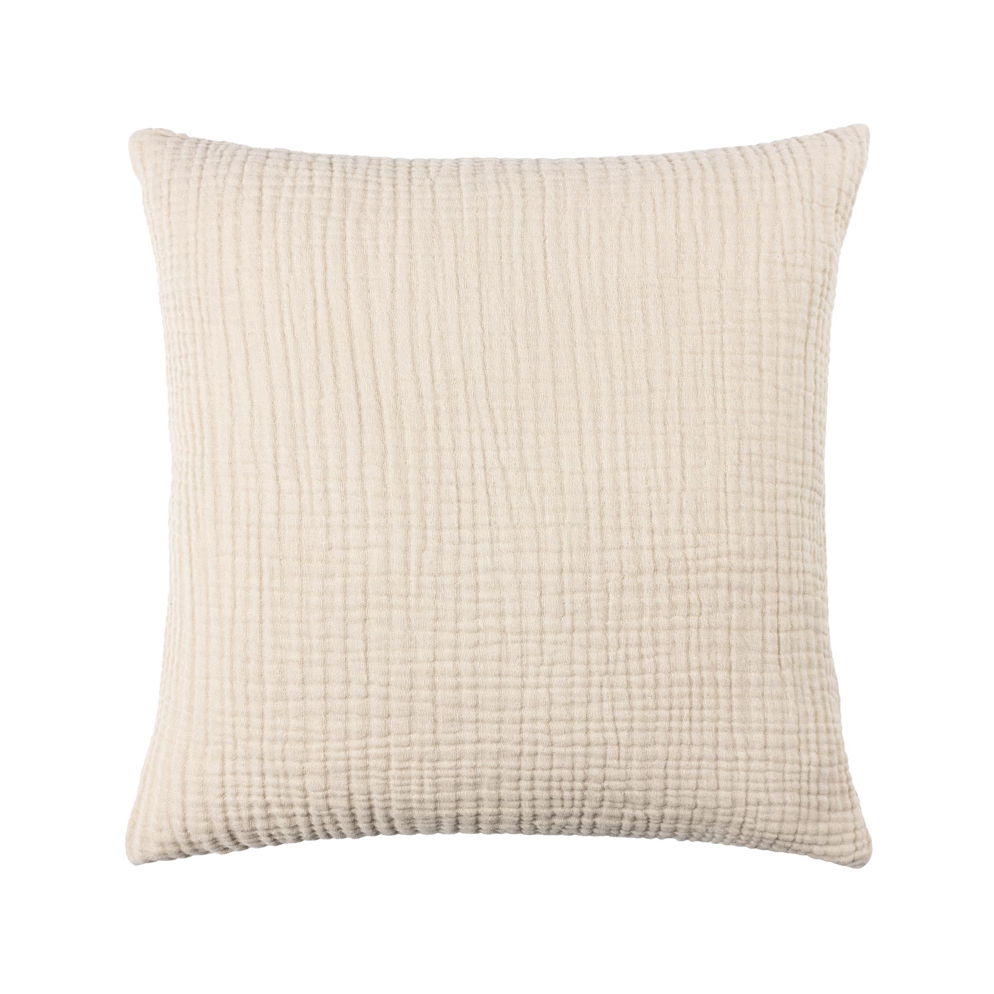 cream crinkle cushion 