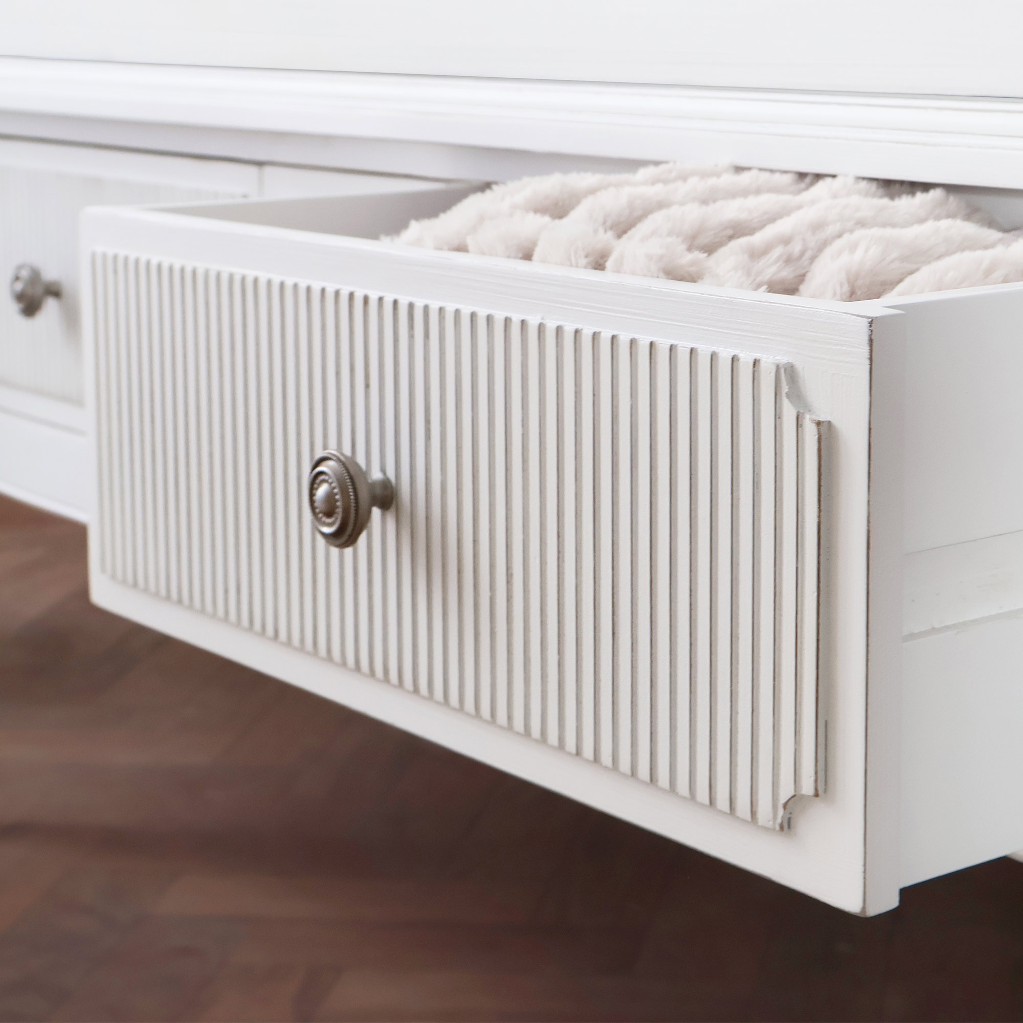 Avenue Blanc 2-Door French Armoire