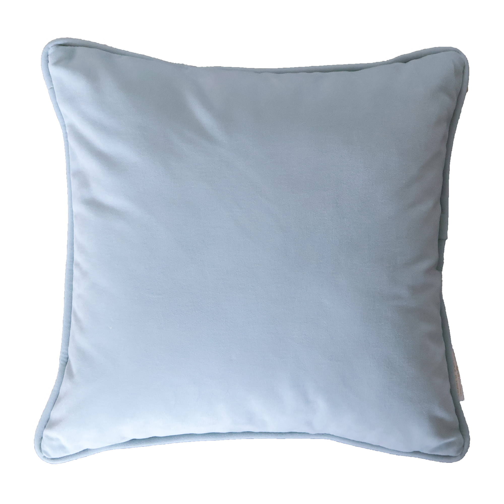 Debutante Blue Velvet Cushion