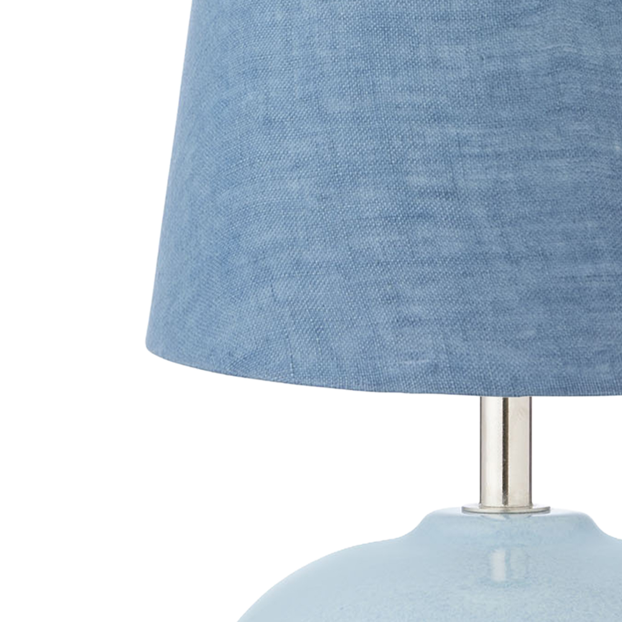 Light Blue Ball Lamp