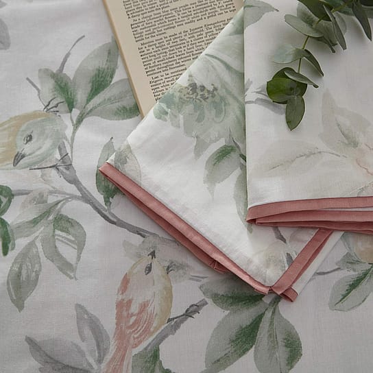 Cotton Sateen Watercolour Floral Bed Set Cotton Sateen Watercolour Floral Bed Set