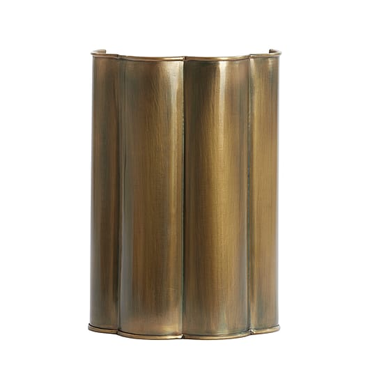 brass scalloped light brass scalloped light