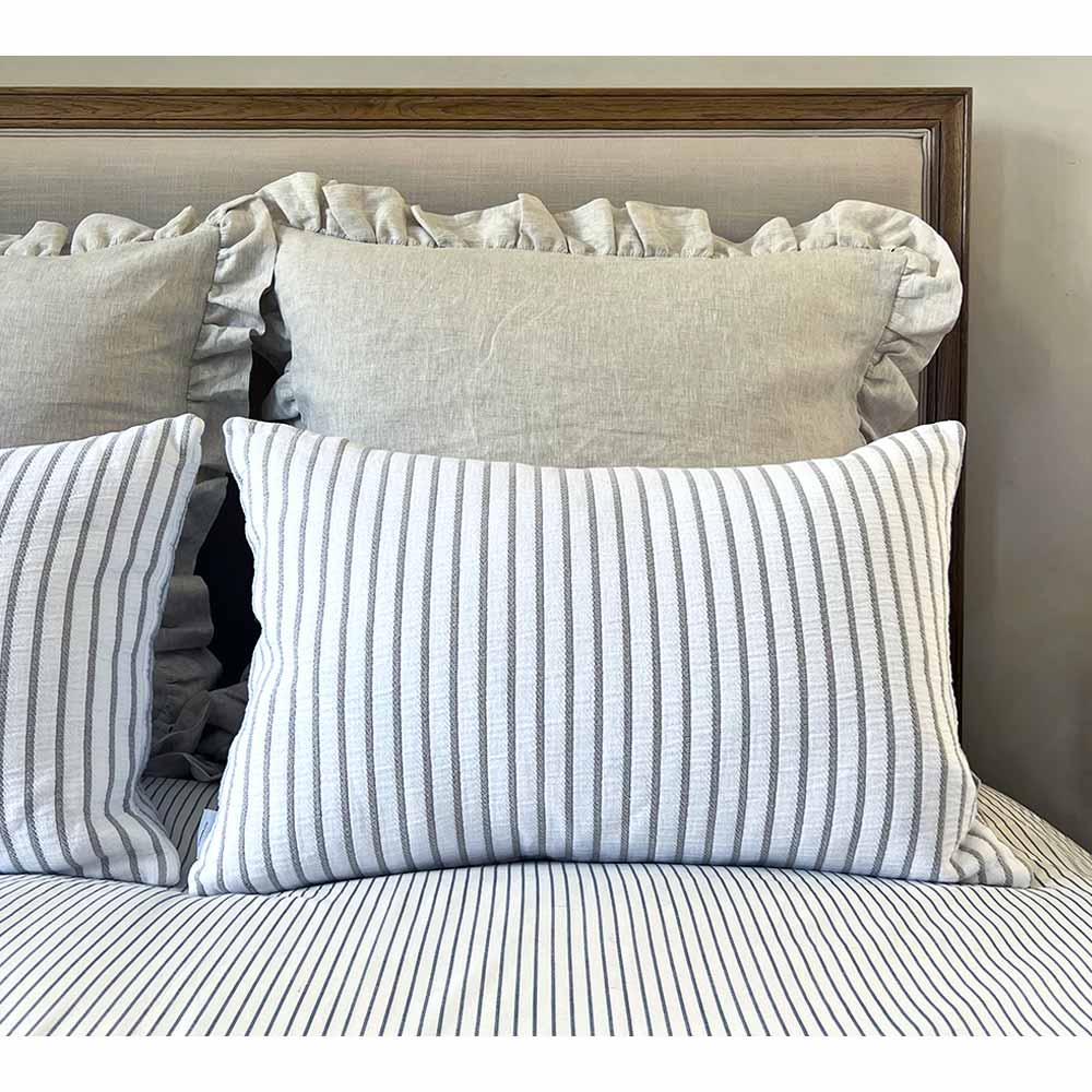 Breton Fawn Stripe Cushion