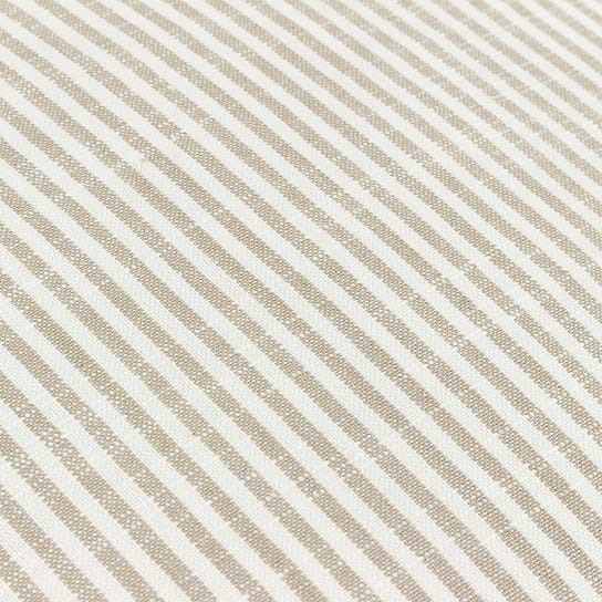 Natural Beige and White Striped Cushion Natural Beige and White Striped Cushion
