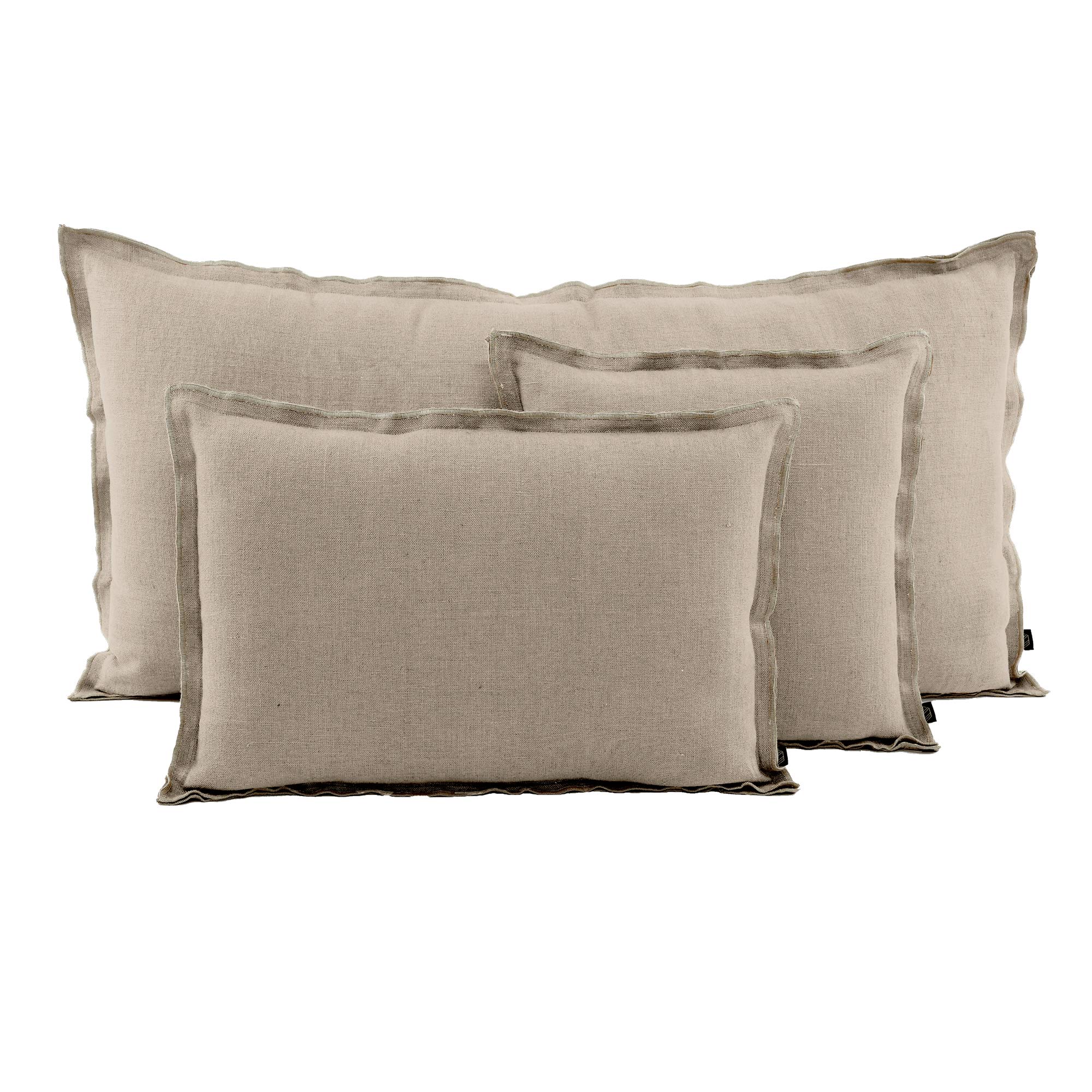 Ataraxia Double Border Linen Cushion