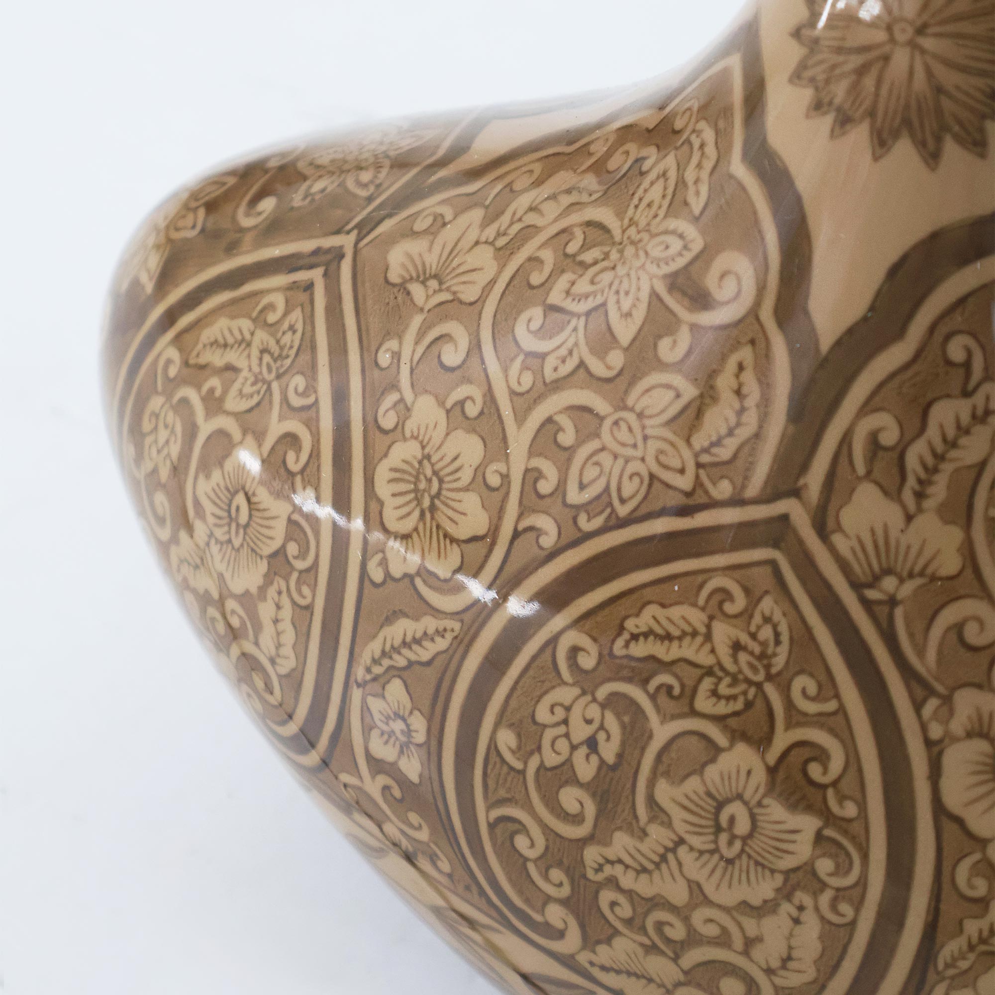 Brown Henna Ceramic Lamp