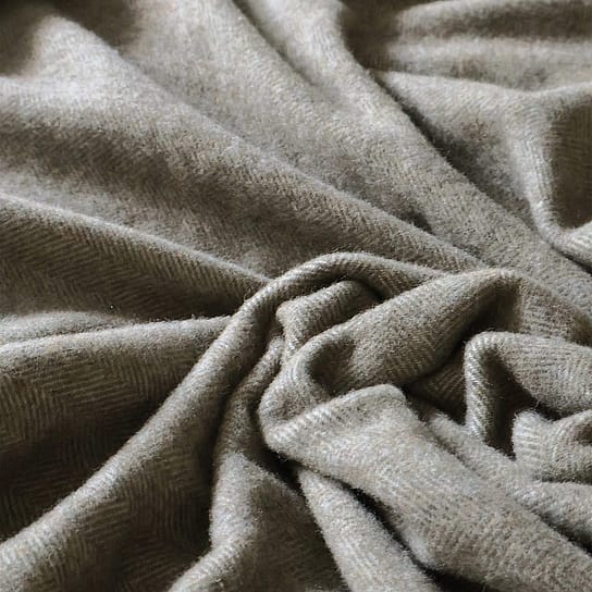 Sage Green Throw with Tassle Detail Sage Green Throw with Tassle Detail