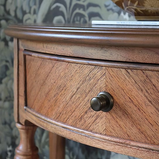 Antique Style Demi Lune Console Table Antique Style Demi Lune Console Table