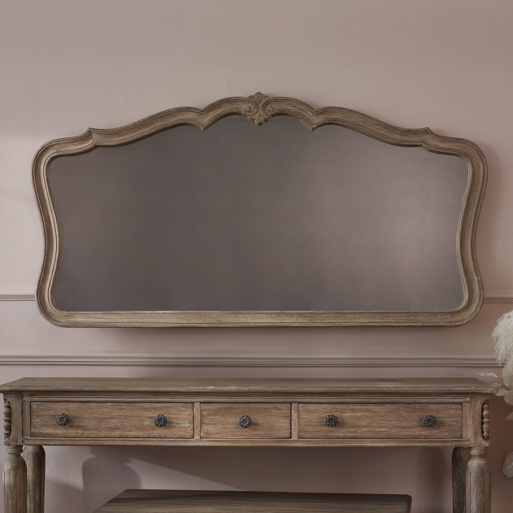 Clair de Lune Overmantel Wall Mirror