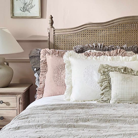 wooden bed with rattan headboard wooden bed with rattan headboard