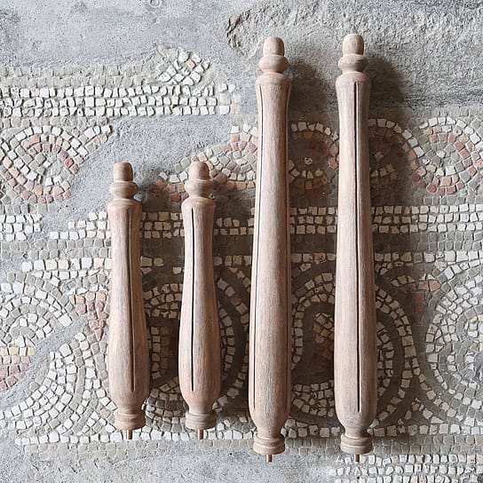 Clair de Lune Pair of Bed Finials Clair de Lune Pair of Bed Finials