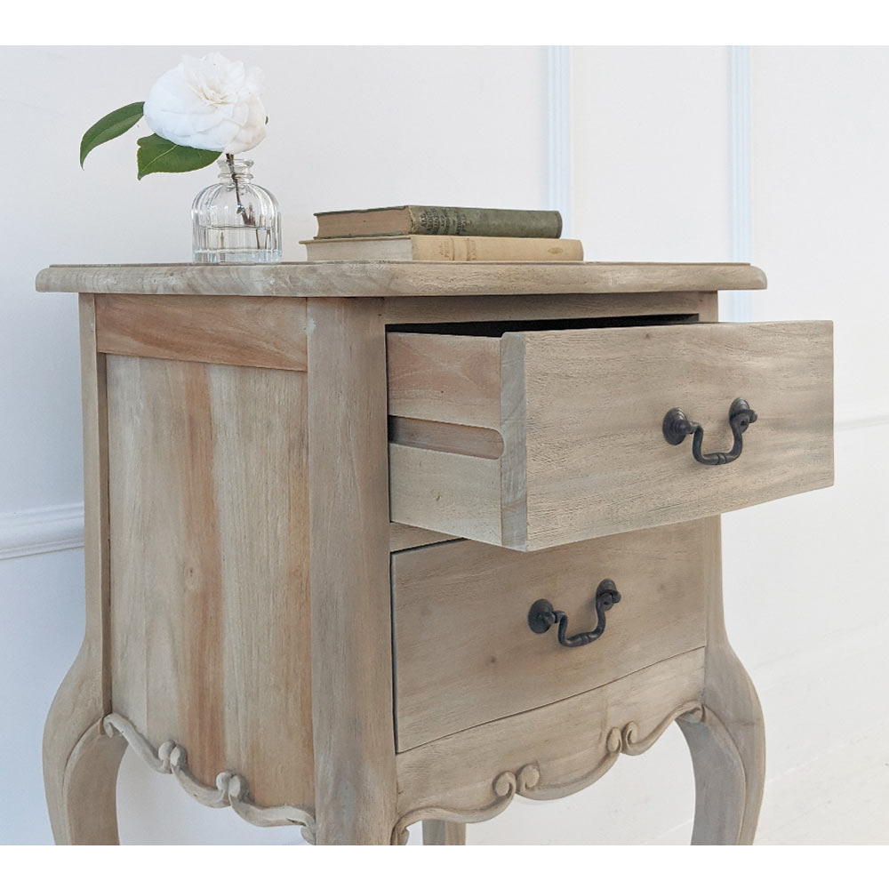 Céline & Clémence 2-Drawer Bedside Table
