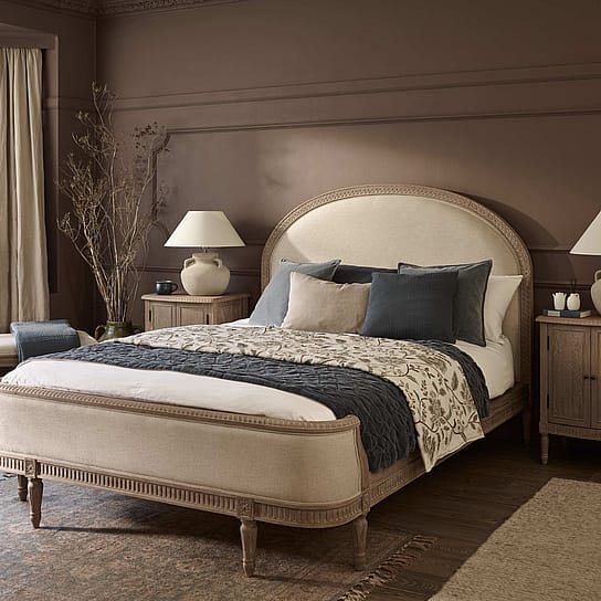 Douceur Carved Upholstered Bed Douceur Carved Upholstered Bed