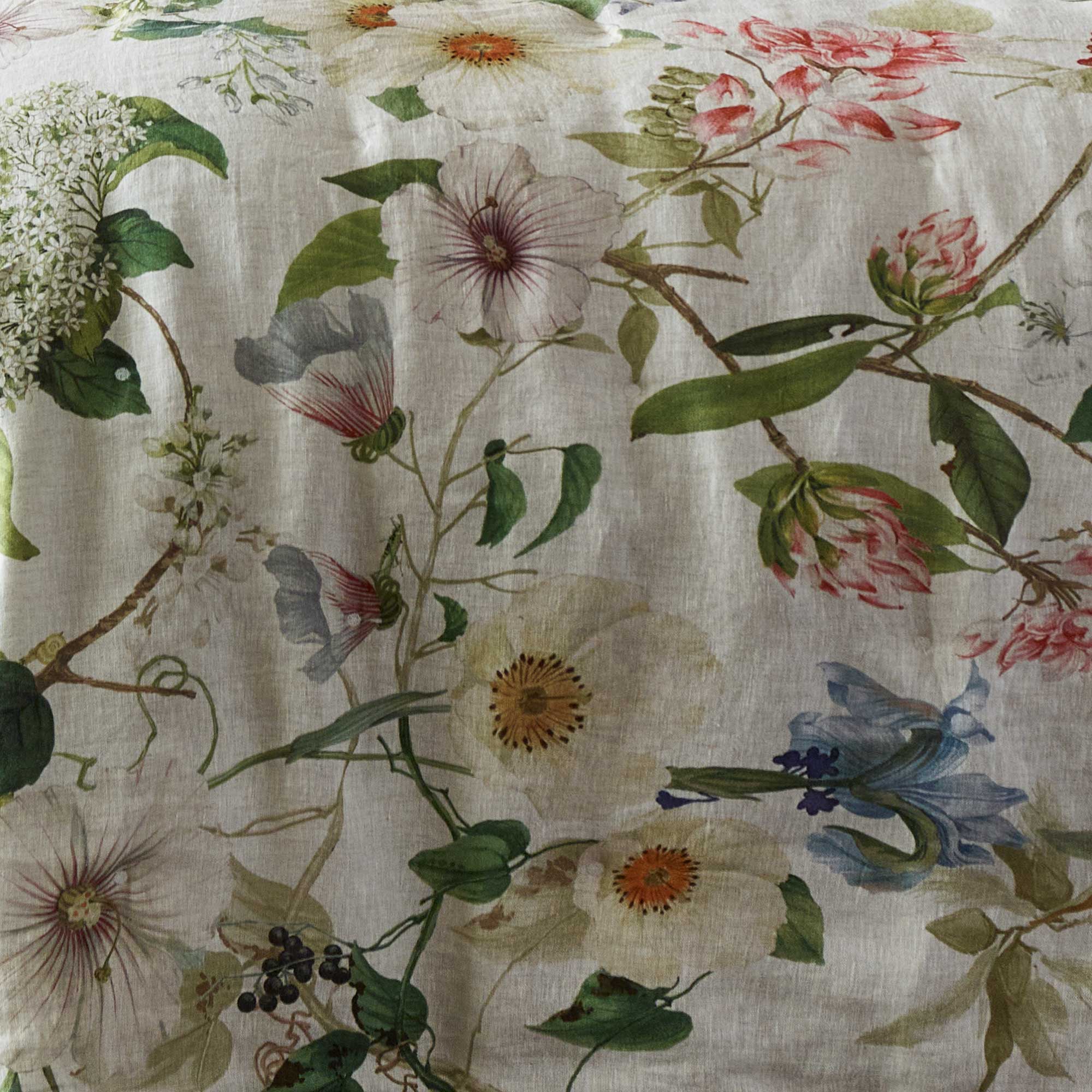 Drunken Dragonfly Linen Bedspread