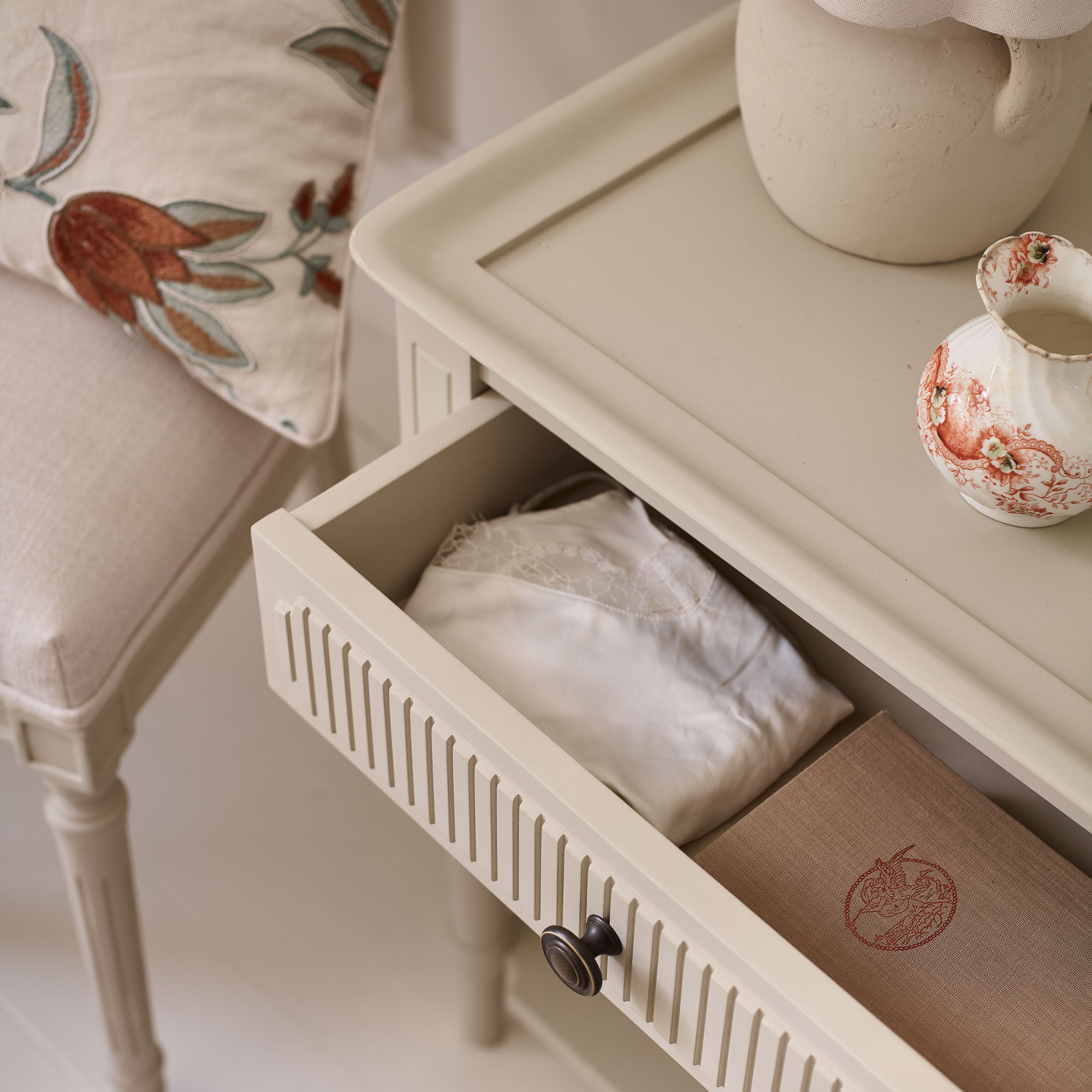 Avenue d'Amour Drawer and Bedside Top Detail