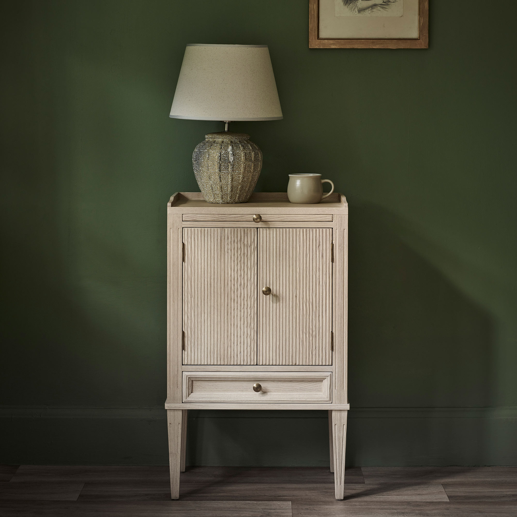 Gustavian Bedside Cabinet